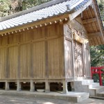 浜崎山麓の熊野神社本殿の画像
