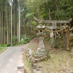 帽子岳神社一の鳥居（天草・食場）の画像