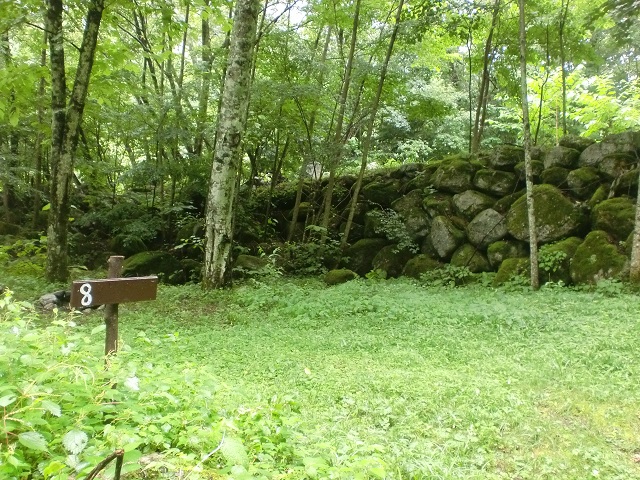 青木鉱泉のテントサイト