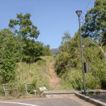 福万山登山道入口の画像