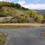 三瀬車庫前から山中キャンプ場に至る途中の2番目のＴ字路※右に行くと吉野山キャンプ場の画像