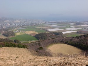 箕岳山頂付近からの眺望の画像