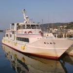 岐志漁港と姫島を結ぶ市営渡船「ひめしま」の画像
