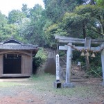 矢筈岳の祇園神社駐車場登山口の画像
