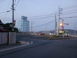 国道199号線手前の長崎街道入口の画像