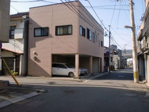 長崎街道小倉城下の心光寺手前の左折地点の画像