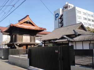 長崎街道小倉城下の心光寺前の画像