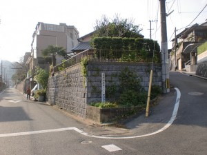 長崎街道・清水の水場手前の分岐地点の画像