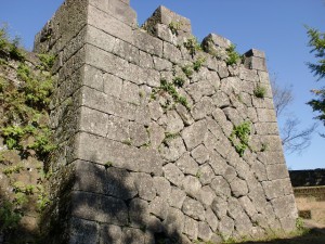 岡城の石垣の画像