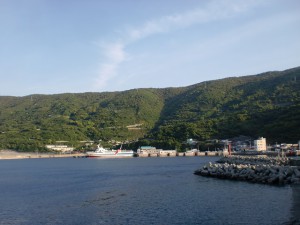 佐田岬の三崎港の画像