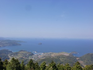 鯛ノ鼻山頂展望台からの眺望の画像