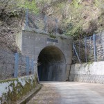 林道梅ヶ谷永子線の井内峠隧道入口（北口）の画像
