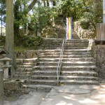 大窪寺（第八十八番札所）の本堂手前の石段の画像