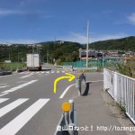 武田尾廃線跡のＪＲ生瀬駅側の入口手前の脇道に入るところ