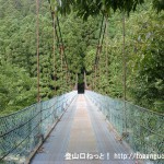 川上村の柏木地区にある吊り橋