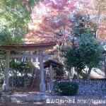 鶴の湯温泉の温泉神社（奥多摩）