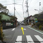 薩埵峠に向かう途中の旧東海道
