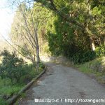 矢倉沢バス停から矢倉岳に行く途中の農道