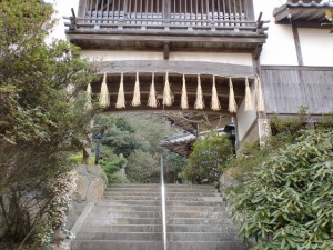 大徳寺境内の階段の画像
