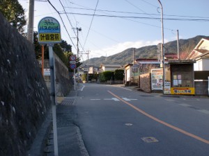 叶嶽宮前バス停の画像