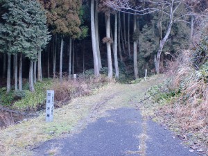 司書橋コース登山道入口の画像