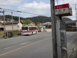 竹の子バス停（西鉄バス・久留米市）の画像