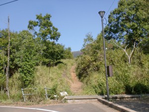 福万山登山道入口の画像