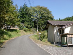 平家山バス停（九重町コミュニティバス）の画像