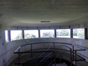 棹崎砲台の地下壕内部の画像