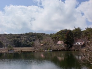 作礼山山頂傍にあるみどり池の画像