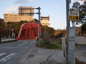 川上橋バス停（昭和バス）の画像