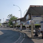 松山駅前バス停１番のりば～４番のりばの画像