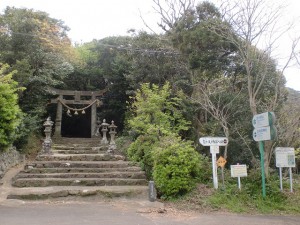 志々伎神社参道入口（平戸）の画像