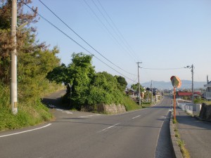 三木町総合運動公園入口手前の分岐地点の画像