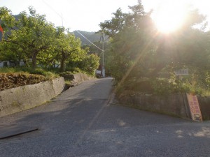 堂山（高松市）の堂山登山道入口