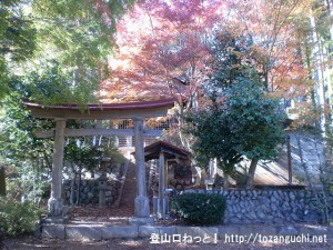 鶴の湯温泉の温泉神社（奥多摩）