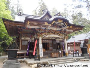 宝登山神社の本殿（長瀞町）