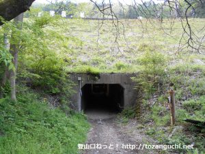 芦ヶ久保駅西側のトンネル
