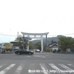 国道140号線の長瀞駅前の交差点