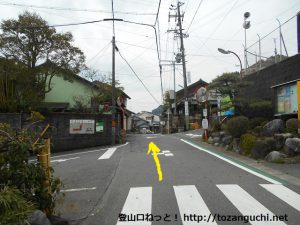 薩埵峠に向かう途中の旧東海道