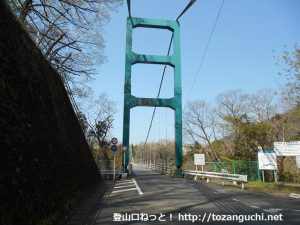 東光寺に行く途中の吊り橋